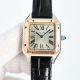 SJ Factory Cartier Sandos Series gold/Silver Dial Watch.